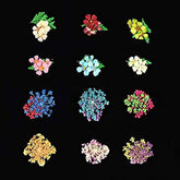 Nail Art Design - Set of 12 Color Nail Dried Flowers-Jayden- Nail Supply American Gel Polish - Phuong Ni